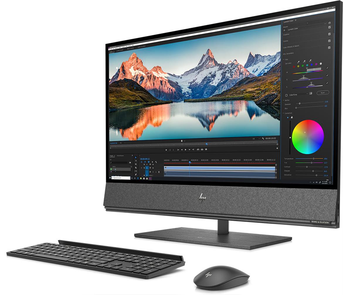 The HP Envy All-in-one 32 Desk is a Large All-in-one Desktop